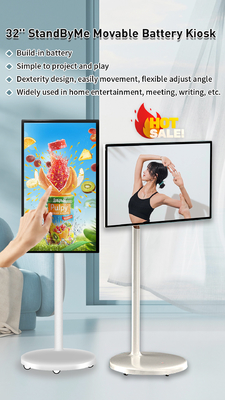 21.5/27/32 Inch Android OS Smart Display With 5H Battery Stand By Me Moniter