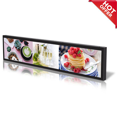 ΒΕΤΟ 23.1 ίντσες LCD Ultra-Wide Bar Type Wide Advertising Display High Brightness stretched bar monitor Για τα ράφια των σούπερ μάρκετ