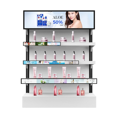 ΒΕΤΟ Προσαρμοσμένο μέγεθος 23,1 ιντσών Ultra Wide Bar Lcd Display Rack Edge Screen Για εμπορικό διαφημιστικό βιντεοπαίκτη