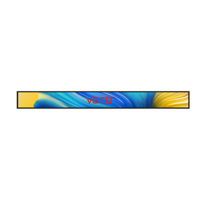 ΒΕΤΟ Ultra Wide Shelf Edge Stretched Bar Lcd Display 23.1 24 27 28 ιντσών Εξωτερική διαφήμιση οθόνη για το σούπερ μάρκετ