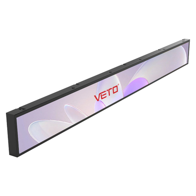 ΒΕΤΟ 23.1 ίντσες Custom Size Indoor Stretched Bar LCD Panel Android Shelf Edge Διαφήμιση Media Player Bar LCD οθόνη
