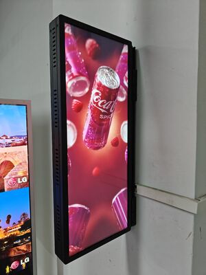 Ποιότητα 21.5 ιντσών τοιχώδης LCD οθόνης με ενσωματωμένο CMS για διαφημιστικό media player Εργοστάσιο