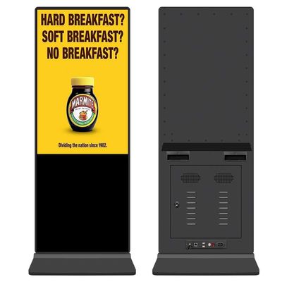 ΒΕΤΟ 43 ιντσών Android πάτωμα στέκεται ψηφιακή σήμανση LCD Τοτέμ Υποστήριξη Wifi USB