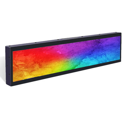 Ποιότητα Υπερ λεπτή οθόνη LCD Android Stretched Bar με 60000 ώρες προσδόκιμο ζωής για ψηφιακή σήμανση εργοστάσιο